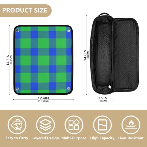 Bolsa de viaje para herramientas de cabello con tapete resistente al calor miniatura 4