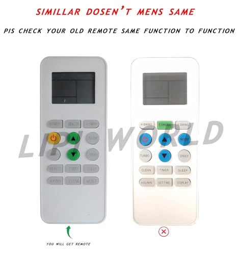 Image of Lipiworld 223 AC Remote Control (Old Exactly Same Will Only Work) Compatible for MITASHI AC Remote