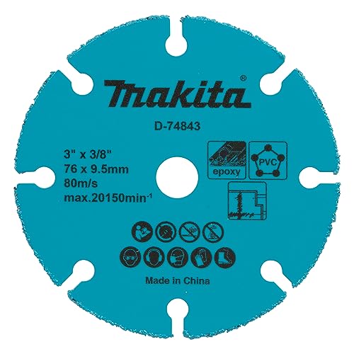 Disque diamant carbure Ø76x10 mm pour meuleuse compacte - MAKITA D-74837