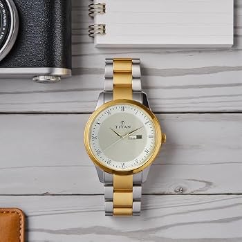 Montre Homme Titan à Quartz Cadran Noir - Occasion - Non Testée