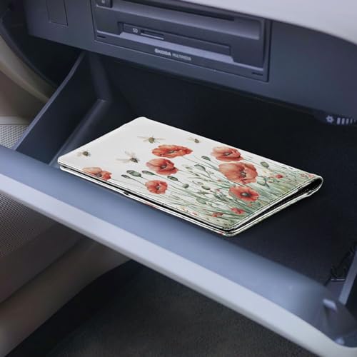 Organizador de Carro de Cuero Floral miniatura 6