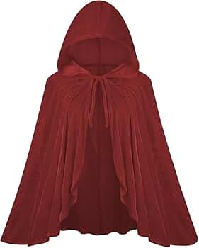 Amazon.com: AGCOAH Red Cape with Hood Short Red Cape Little