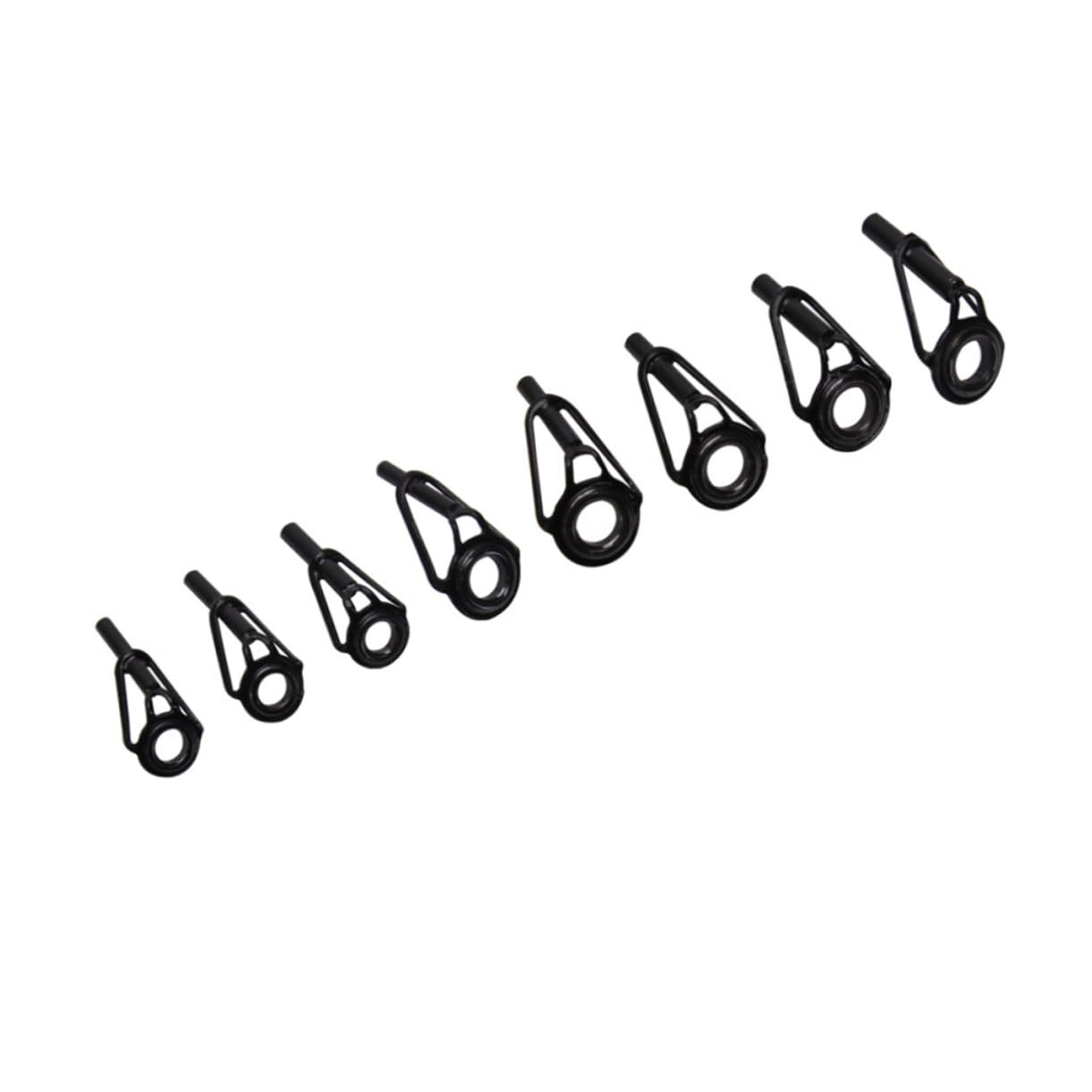 BESPORTBLE Kit De Réparation Dembouts De Canne À Pêche en Acier Inoxydable 3 Ensembles avec Revêtement en Résine Époxy pour Une Longévité Accrue 80 Pièces X 3