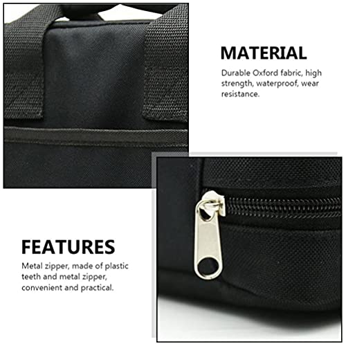 Generic Hard Shell Gitaar Effectoren Storage Case Waterdichte Opslag Bang Organizer Oxford Pounches Houder Zwart - Image 5