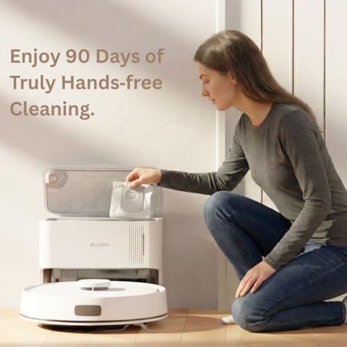 Image of Glide 300 Robot Vacuum & Mop | 2025 New Launch| 8000Pa Suction | Auto-Empty Station | Multi Floor Mapping | 5200mAh | 3500+ sq ft | Quick Mapping & Cleaning