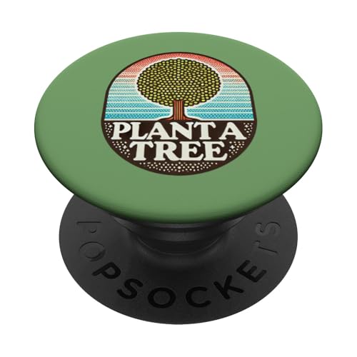 Plante un arbre Art Earth Day Nature Lovers Designs PopSockets PopGrip Adhésif