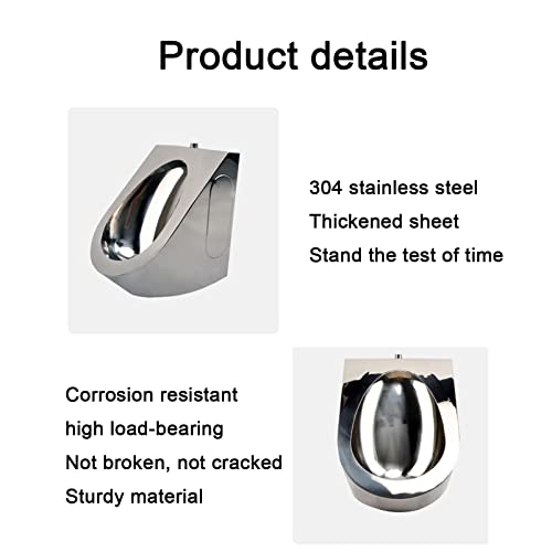 OTQEFTN Men's Urinals, Household/Commercial Bathroom Urinal Funnel Toilet, Wall-Mounted Universal urinals,Used in Bars, Hotels, Schools Public Toilet Urinal