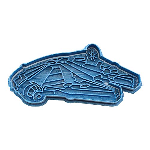 Cuticuter Star Wars Halcon Millenium Moule de Biscuit, Bleu, 8 x 7 x 1.5 cm