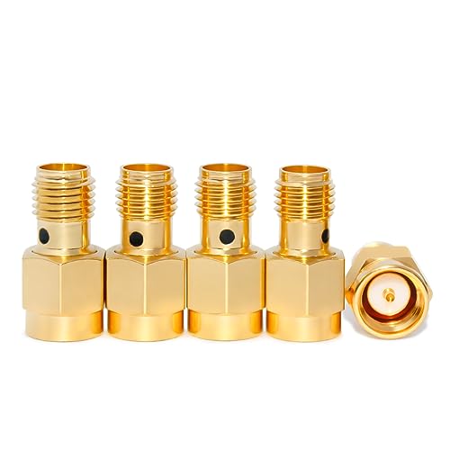 Adaptateur RF SMA mâle vers femelle TOJOIN DC-12 GHz 50 ohm pour câble coaxial et antenne WiFi