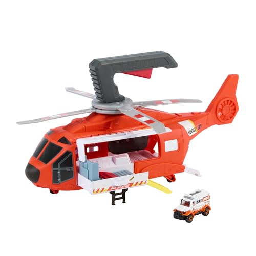 Matchbox Spielzeugauto und Spielset, 40 cm großer Hubschrauber, der Sich...