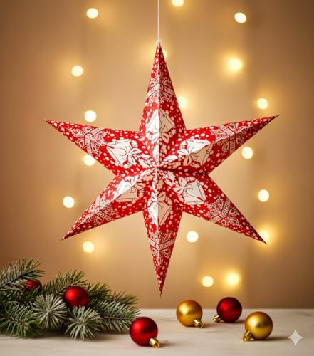 Image of Hanging Star Decor Christmas Decoration | Items for Home & Office | Festive Hangings, Foam Ornaments | PoPo Toys Any One