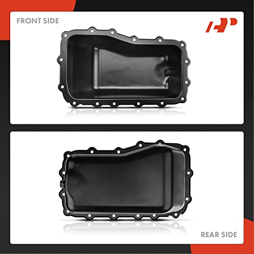 A-Premium Engine Oil Pan Sump With Drain Plug Compatible With Jeep Wrangler 2007 2008 2009 2010 2011 V6 3.8L Replace# 4666153Ac #TOP6