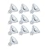 10pack MR16-12V-35W Halogen Bulb FMW GU5.3 Professional Quartz dichroic Reflector UV Stop Tempered Glass Cover dimmable for Indoor Outdoor spot Lights