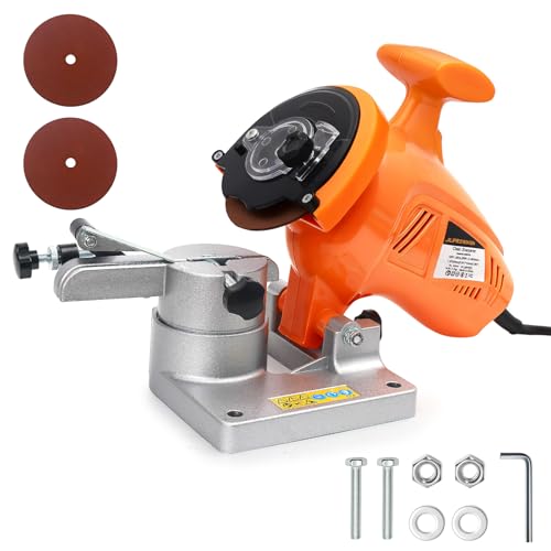 Electric Chainsaw Sharpener with Abrasive Wheel