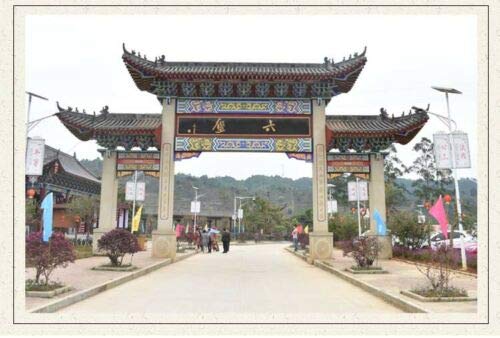 Miniatura 5 de Wuzhou Liu Pao Té negro Té oscuro envejecido Pastel de té Liubao Liu Bao HEI CHA 10.58 oz Té oscuro