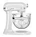 Produktbild KitchenAid 5 ksm6521 x EFP Artisan Küchenmaschine Schüssel Glas Frosted, Pearl Weiß