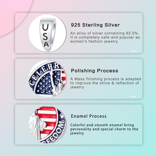 Image of LUXILLA Love You Best Friend Grandma Wife Heart Charm 925 Sterling Silver Charms Fit for Bracelets Necklace Jewelry Gift for Women
