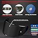 PSLER Assault Helmet Visor - Assault Visor Rapid helmet visor Motorcycle Face Shield for Assault Rapid FF320 FF353 FF328 FF800,Anti-Fog Film + Deep Black Visor + Storage Bag