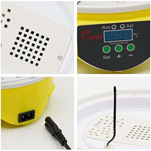 MOGOULUA Mini Ei Inkubator Temperatur Automatische Steuerung Inkubator für Eier mit LED Digital Screen Geflügel… – Bild 7