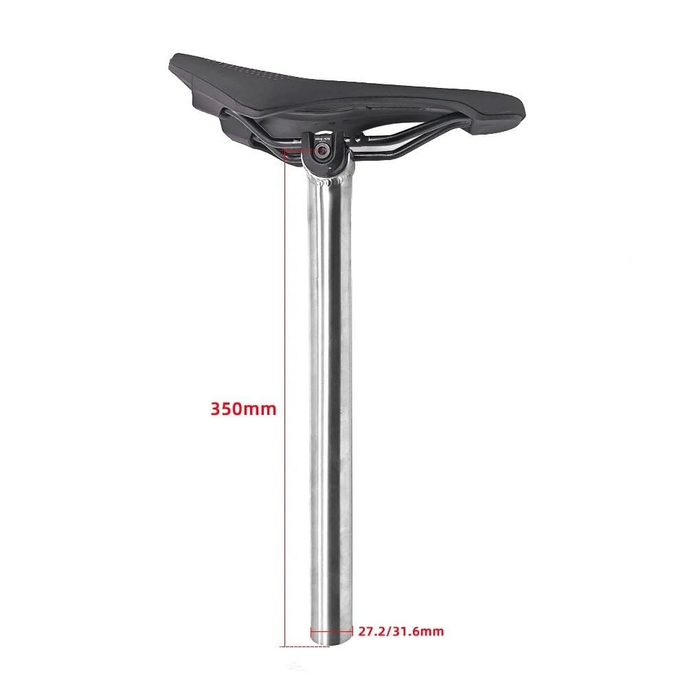 Suspension Tige De Tige de Selle de vélo en Alliage, Tube de Selle de vélo de Route VTT Selle de vélo
