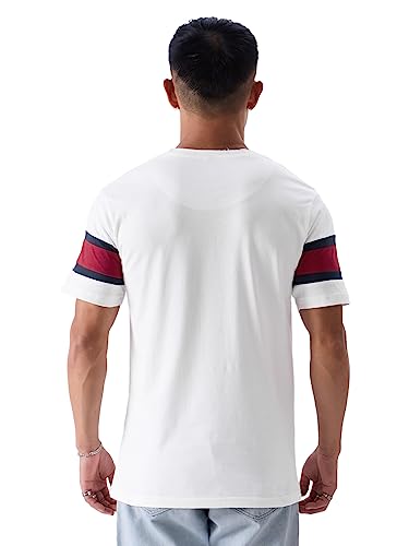 Image of The Souled Store Men Official Captain America: The First Avenger Navy Blue Printed Joggers