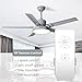 QIACHIP Upgraded WiFi Universal Ceiling Fan Light Remote Control Kit with Mute, Timing Function, Wireless APP Controllor Compatible for Alexa 2 Pack