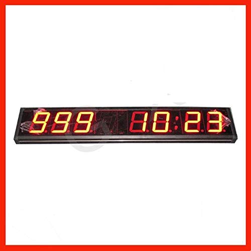 Mini horloge numérique murale LED rouge clok pour voiture