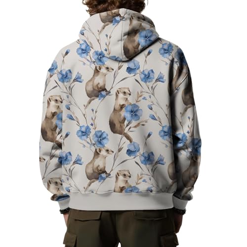 Sudadera anti UV hombre con capucha sudaderas informales manga larga S 4