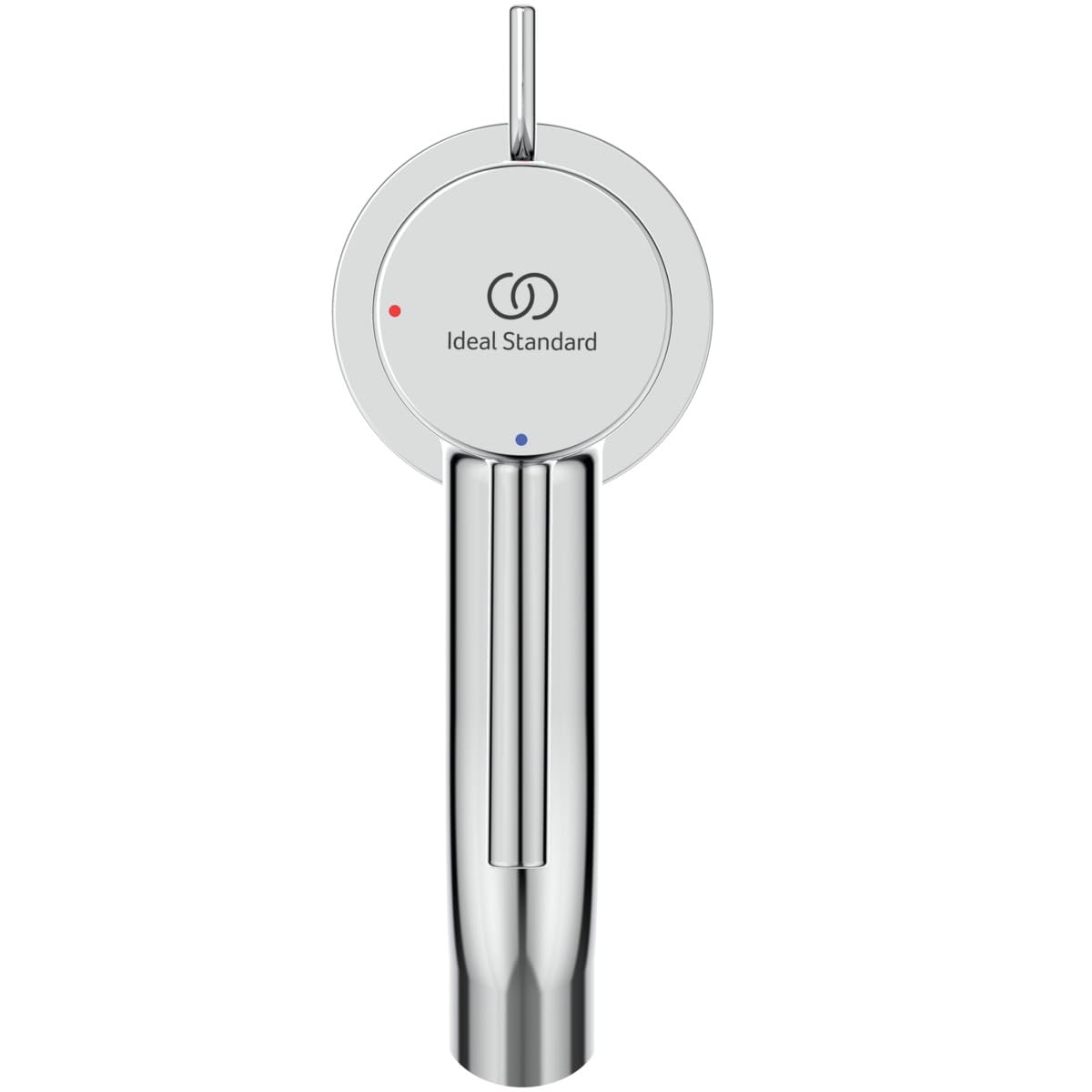 Ideal Standard - Ceraline, grifo monomando pequeño, grifo lavabo compacto con cartucho FirmaFlow, Easyfix, cromado