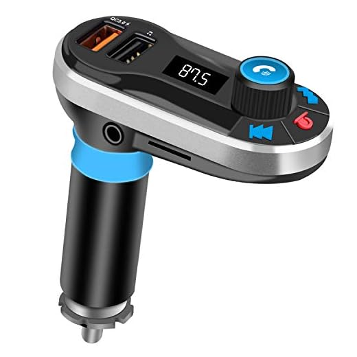 Transmisor FM bluetooth para Coche Manos Libres Cargador USB Adaptador de Radio Reproductor MP3