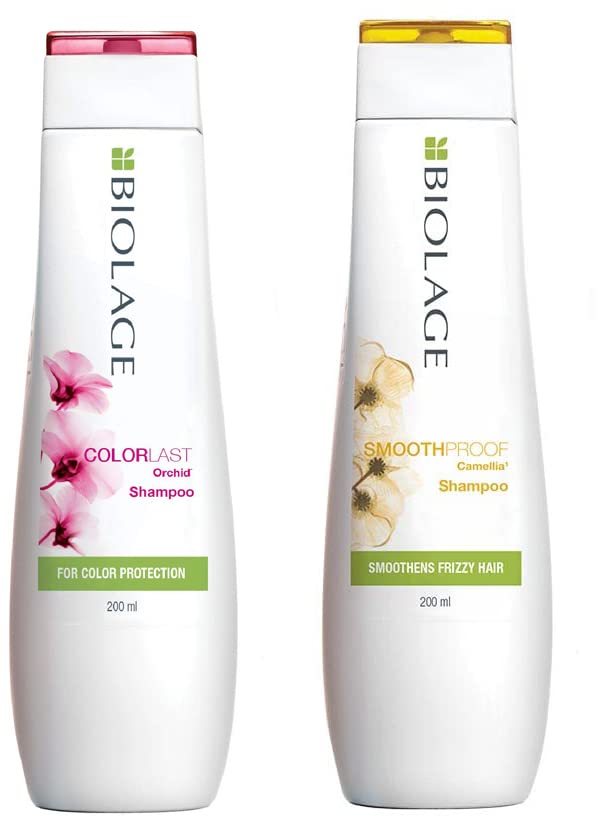 Image of Biolage Smoothproof Shampoo & Biolage Colorlast Shampoo | Paraben Free|Helps Protect Colored Hair & Maintain Color Vibrancy | For Colored Hair