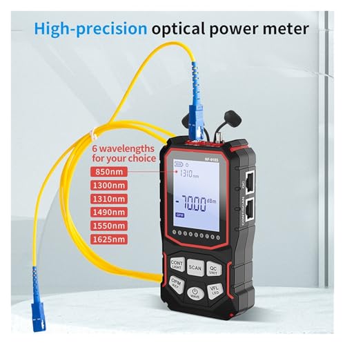 OTDR NF-918S comprobador portátil con pantalla LCD y herramientas de red 5