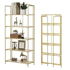 Gold Frame & Transparent Shelf