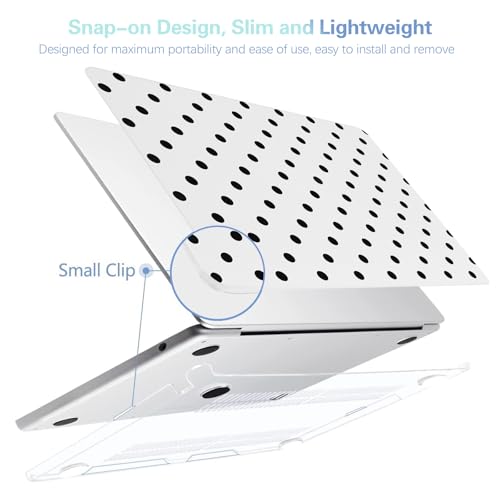 Polka Dot Case for MacBook Neo 13 inch 2026 A18 Pro Chip A3404, Logo Cutout by KEROM - Used condition - Image 5
