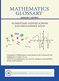  Glossario Matematica - Inglese/Arabo - Scuola elementare, media e liceo