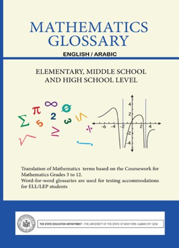  Glossario Matematica - Inglese/Arabo - Scuola elementare, media e liceo