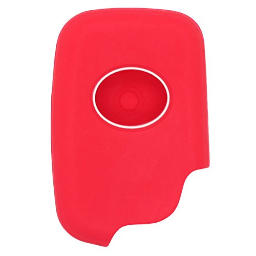 BROVACS Silicone Cover Protector Case Holder Skin Jacket Compatible with LEXUS Smart Remote Key Fob CV2411 Red - Image 2