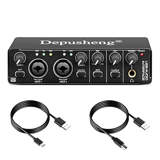 Depusheng RX2 Interfaz de audio USB grabación de computadora Tarjeta de Sonido Audio Studio Audio Interface puede conectar la grabación de guitarra de microfono de condensador de 48V | Ya disponible en tu tienda friki favorita! En mundofriki.es! Depusheng RX2 Interfaz de audio USB grabación de computadora Tarjeta de Sonido Audio Studio Audio Interface puede conectar la grabación de guitarra de microfono de condensador de 48V | Ya disponible en tu tienda friki favorita! En mundofriki.es!