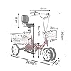 Three Wheel Bike Outdoor 12 In Comfort Trike Adult Tricycle Semi Recumbent Tricycle for Adults Women Men Exercise Shopping Aluminum Alloy Frame with Large Seat & Back Support Cycling Pedalling #1