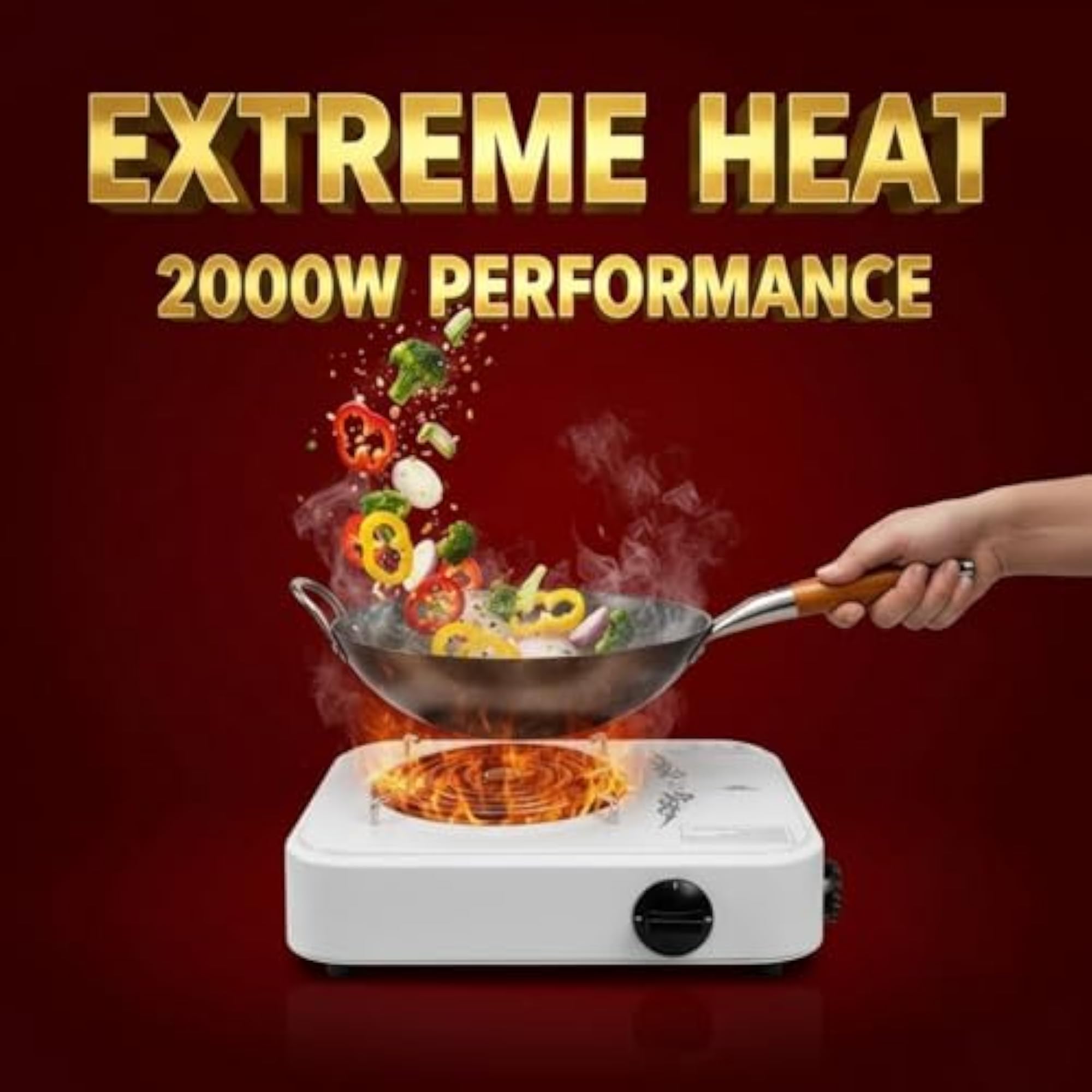 2000W Heavy Duty Electric Hot Plate Single Burner