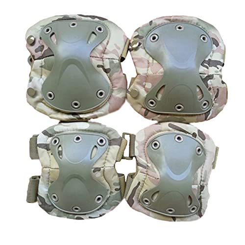 JOYASUS Rodilleras tácticas, Airsoft Combat Rodilleras y Coderas Protectoras Patín Rodilleras (CP) Cover