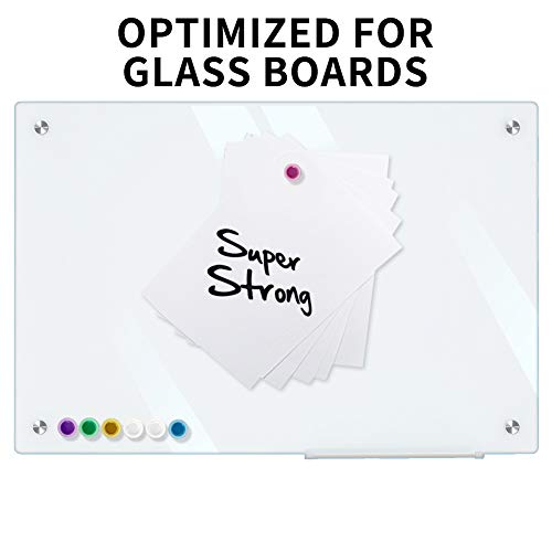 Magnets For Glass Whiteboard, Dry Erase Board, Large, Assorted Color 20 Pack (20Pcs) #TOP1