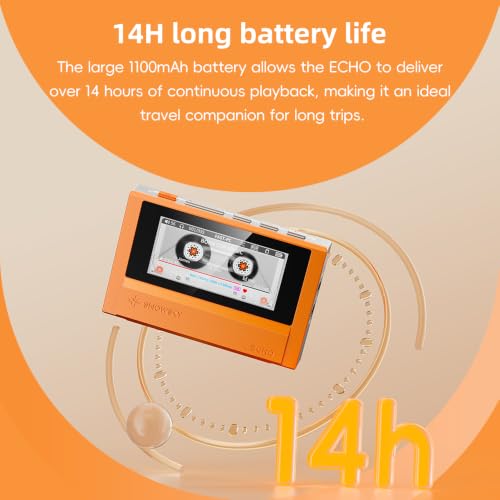 Image of FiiO Echo 4G Hi-Res Digital Audio Player, Dual DAC Bluetooth Music Player, 4.4mm Balanced Output, Color Screen, Portable DAP (Green 4G)