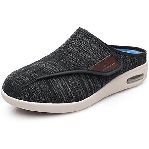 VBVARV Stylish Diabetic Shoes Extra Wide Widths Walking Edema Sneakers Adjustable Strap Easy On/Off with 3 Pairs Insoles Replacement for Support Swollen Feet,B,EU37.5 Cover