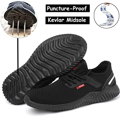 Image of SUADEX Steel Toe Shoes for Men Women Indestructible Work Safety Sneakers