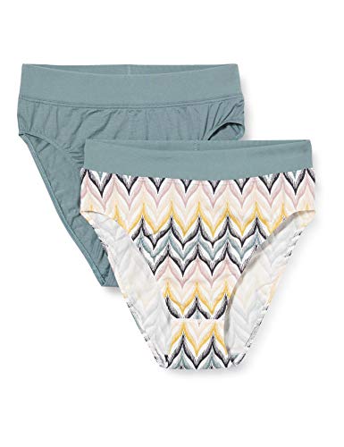 Preisvergleich Produktbild CALIDA Damen Elastic Duopack Unterwäsche, Eucalyptus, S