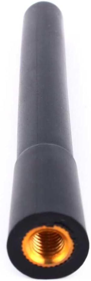 Universal Short - Car Truck Black AM FM Radio Aerial Mast, Fits Most Screw-In Type Bases