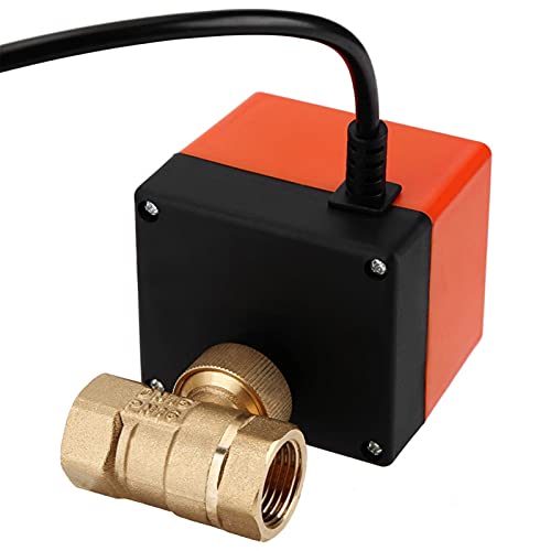 Válvula de bola eléctrica DN25 de 2 vías con control eficiente de 3 cables 4