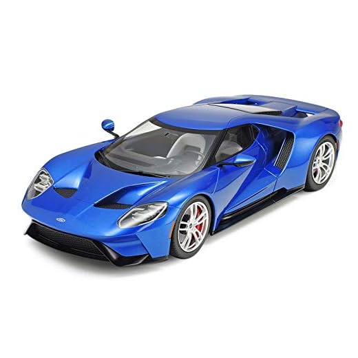 Tamiya 24346-Maqueta de Ford GT (Escala 1:24, plástico), Color Plateado (TAM24346)