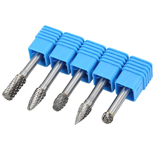 Juego de 5 fresas de carburo de tungsteno 6x8mm miniatura 3